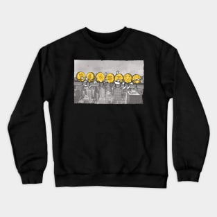 Top Cryptocurrency Coins Classic Worker Design Crewneck Sweatshirt